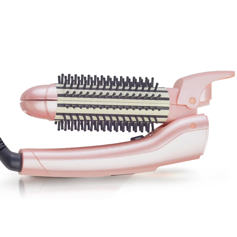

RIWA Negative Ion Professional Steam Hair Straightener Comb Ceramic Foldable Handle Mini Hair Curler Rotating Brush RB-8310