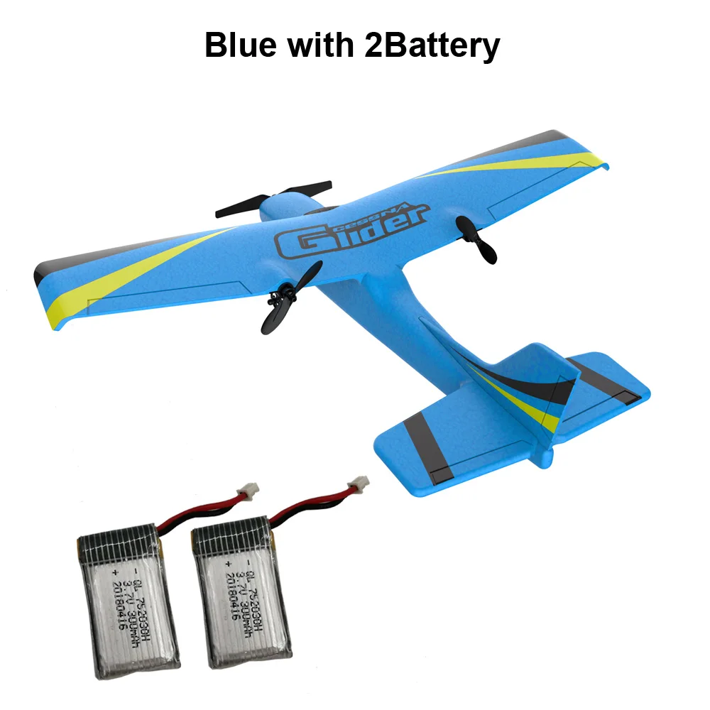 2 Battery Blue Z50 RC самолет EPP планер из пеноматериала самолет с гироскопом 2,4G 2CH пульт дистанционного управления размах крыльев 25 минут время полета RC игрушечный самолет - Цвет: 2 Battery Blue