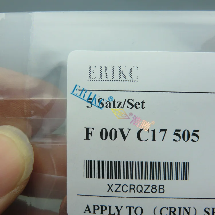 ERIKC Liseron Регулировка медной прокладки F 00V C17 505 для B0s/ch Common Rail Инжектор дизельная