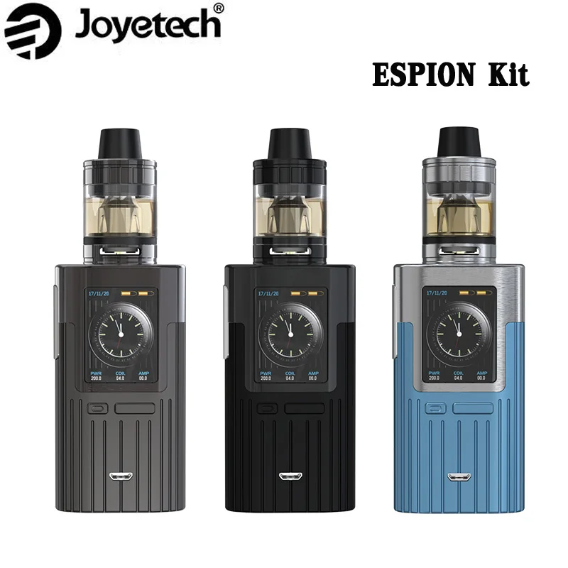 Оригинал Joyetech ESPION Комплект 200 Вт поле Mod Vape с удаленной X 2 мл/4 5 мл распылитель