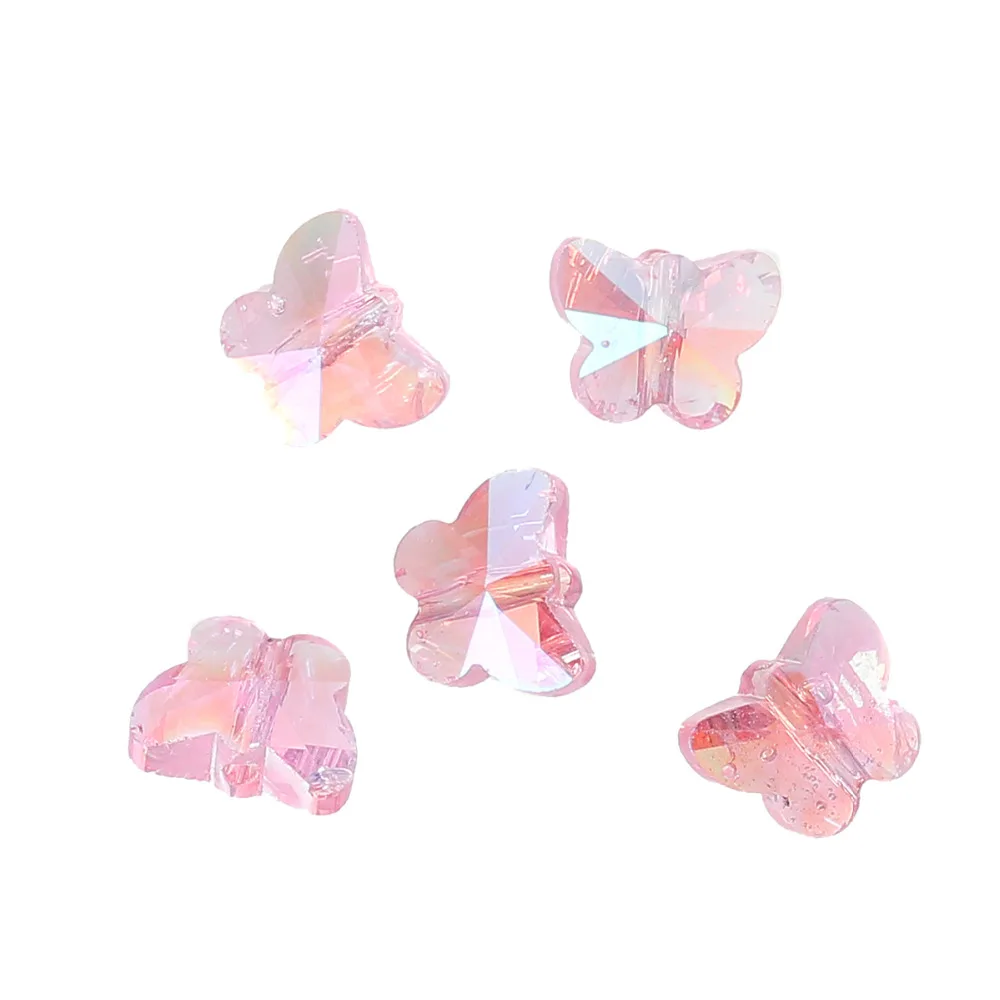 20 шт. прозрачные стеклянные бусины 8 сезонов 10 х8 мм|butterfly wand|butterfly electronicbead colors |
