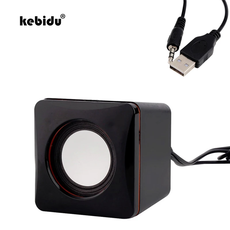 Kebidu 2 шт./лот DC 5 В Мини Портативный USB аудио музыкальный плеер динамик стерео