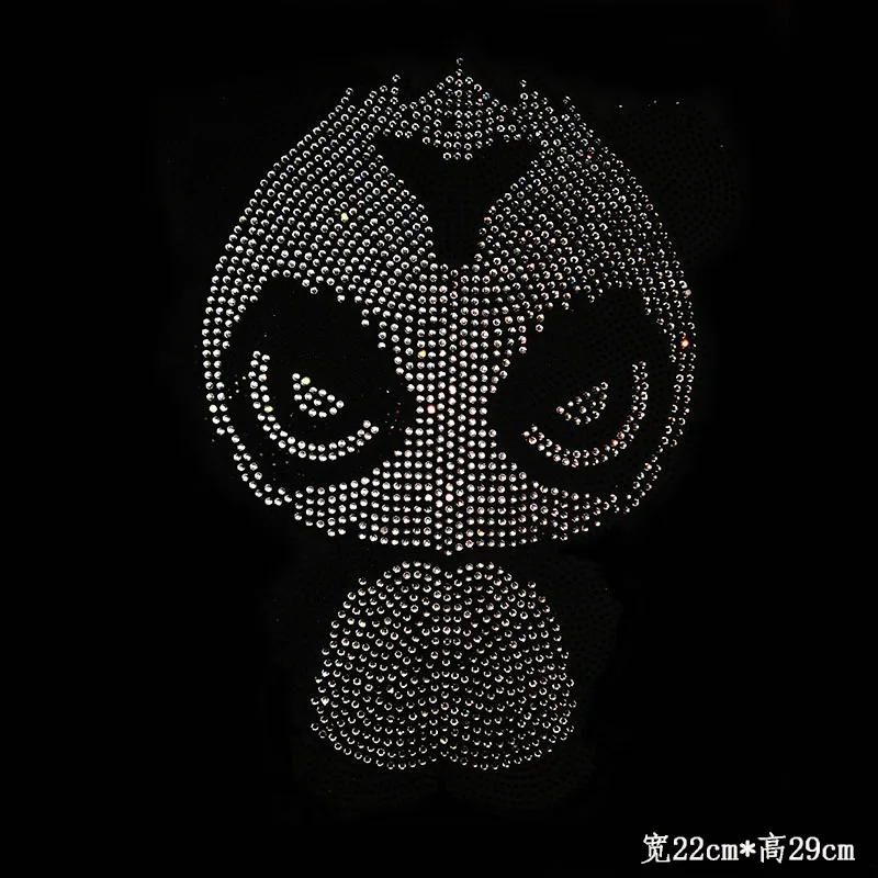 2 шт./лот Переводные мотивы со стразами горячей фиксации аппликации дизайнерские