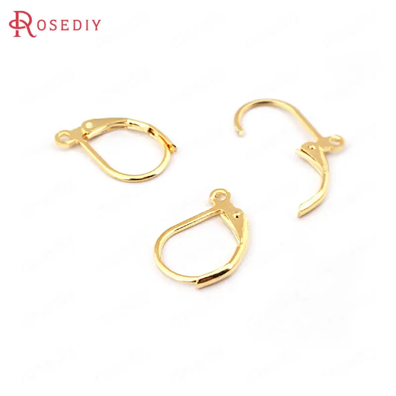 Медные серьги с имитацией родия 40 шт. 14*10 мм|earrings ceramic|copper findingsearrings leopard |
