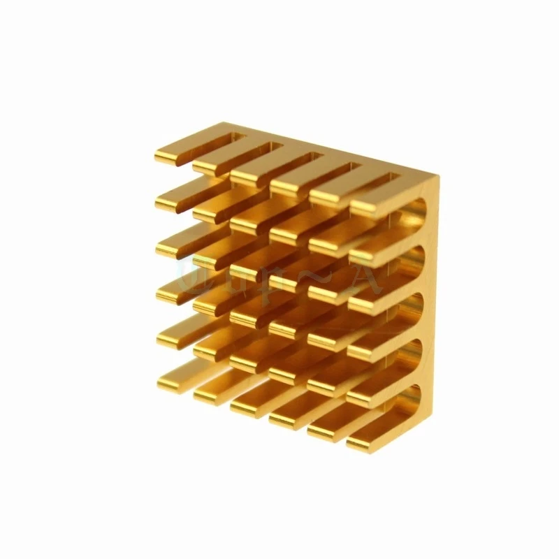 Gdstime 100 шт. 22x22x10 мм радиаторы VGA CPU LED IC Радиатор с 3 М лента охлаждения алюминиевый