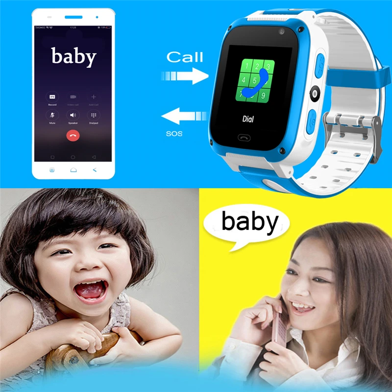 Детские Смарт-часы голосовой чат информация получения Позиционирования