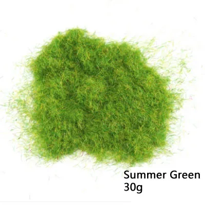 Summer Green DIY песок стол материал модели здания 3 мм трава порошок открытый газон производство Пейзаж Модель Материал - Цвет: Summer Green