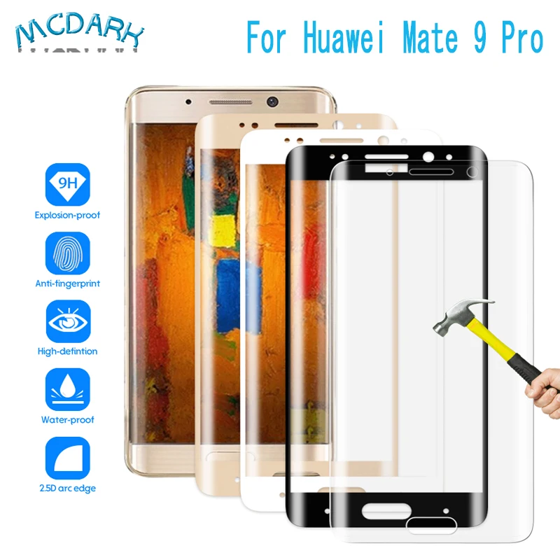 5 дюймов для Huawei Mate 9 Pro Передняя Защитная пленка экрана легко установить