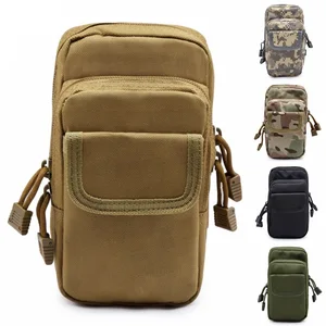 Уличная Военная армейская тактическая поясная сумка CQC с системой Молле, универсальная сумка для всякой всячины для повседневного использования, сумка для телефона, сумка для охоты