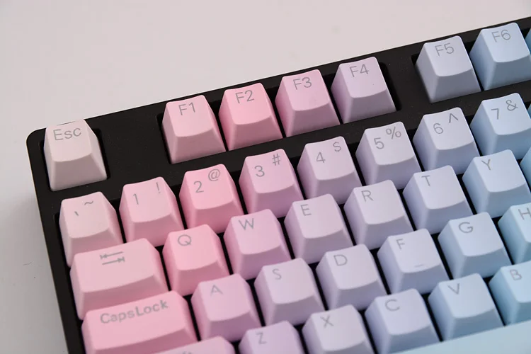 NPKC Закат синий градиент PBT Keycaps двойной-shot OEM профиль Fit Gateron Kailh Cherry MX переключатели для механической клавиатуры