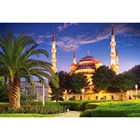 Ислам, мусульманская мечеть, религиозная живопись, вышивка крестом, квадрат 5d, полностью Стразы, приклеенная Алмазная вышивка, мозаика, домашний декор