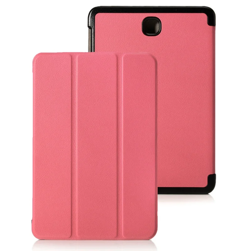 Pink Тонкий Smart Cover складной чехол-книжка для samsung для Galaxy Tab S2 8,0 T715/T710 для samsung для Galaxy Tab S2 8 дюйма Чехол - Цвет: Pink