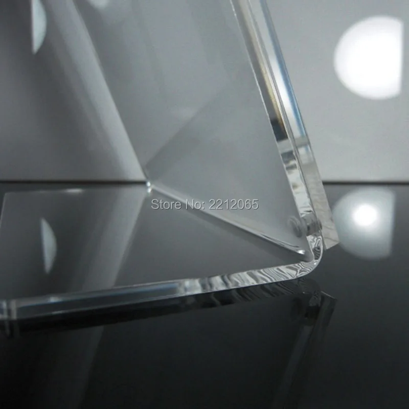 

(30 units/pack)L-Frame Vertically Insert Acrylic Plexiglass Photo Picture Frame with Standoff ,Slanted Sign Holders PF039