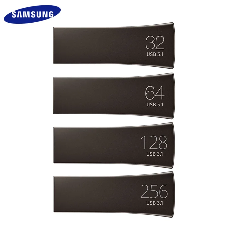 SAMSUNG Bar Plus USB флеш-накопитель 300 МБ/с./с 256 ГБ 128 Гб 64 ГБ 32 ГБ карта памяти, Флеш накопитель USB 3,1 Micro USB мини u-диск