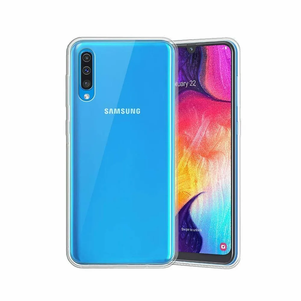 Для samsung A50 силиконовый чехол ТПУ Мягкий A50 50 A505F A505 SM-A505F кожаный Капа для samsung A30 A305F A305 30 SM-A305F