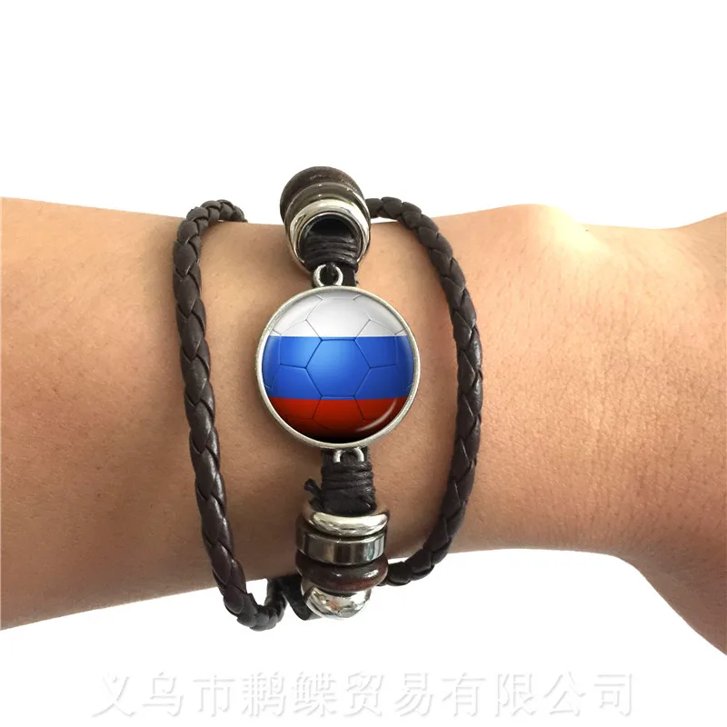 Новый футбольный браслет с кубками мира национальным флагом Панама Австралия
