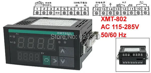 AC 115 285V S R P K N E J T термопара SSR реле PV SV цифровой интеллектуальный контроль