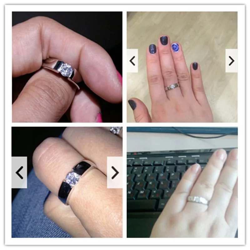 Широкий набор колец мужские ювелирные изделия серебряный цвет свадебные кольца