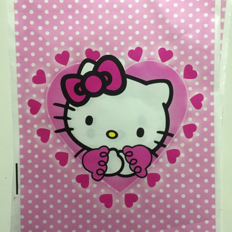 10 шт. подарочные сумки Hello Kitty KT розовый Подарочный пакет мультяшная тематическая