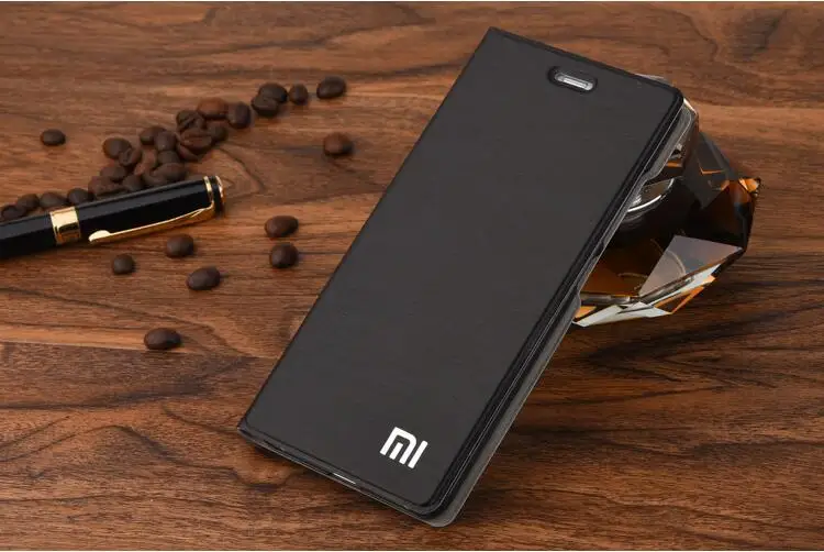xiaomi mi5 чехол xio mi 5 pro prime чехол флип чехол xiaomi mi 5 чехол из искусственной кожи+ Жесткий PC задняя крышка Роскошный 5,15"