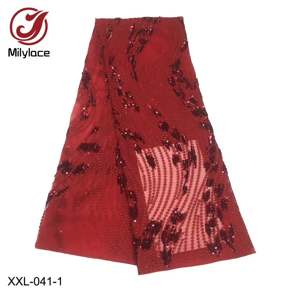 Африканская кружевная ткань с блестками и вышивкой французское кружево 2019