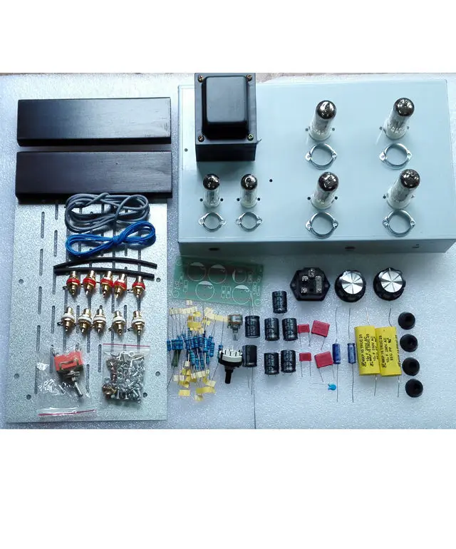 Новая версия DIY kit 12AX7 + 12AU7 6Z4 вакуумная лампа фотолампа | Электроника