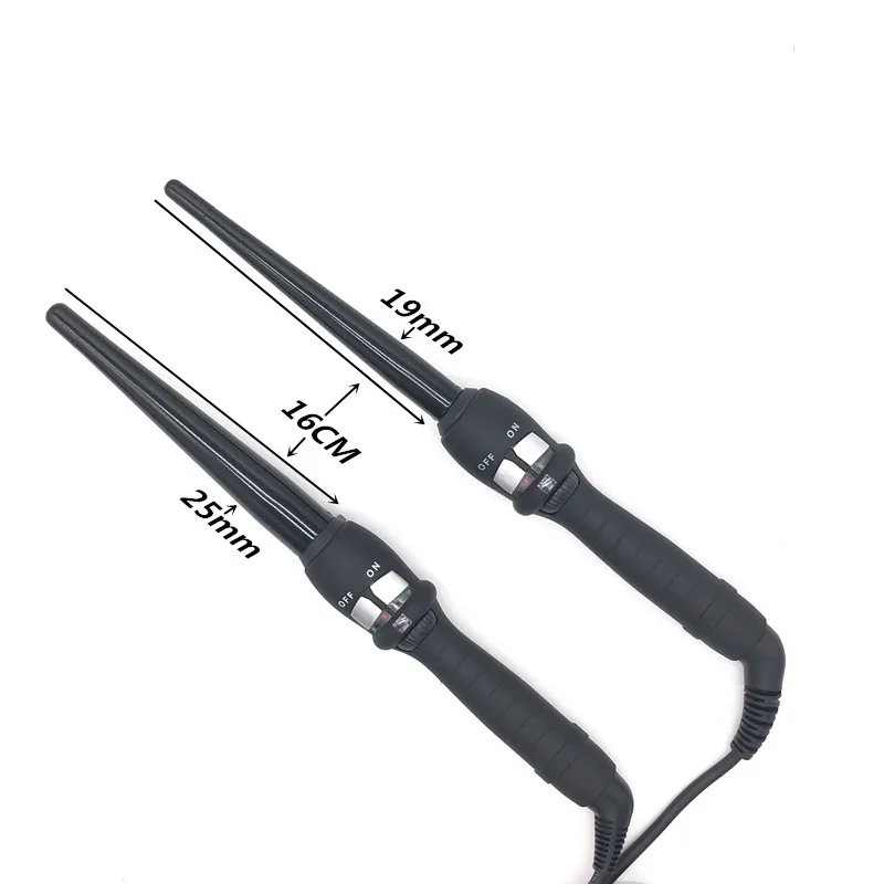 Промоушен прямой продажи электрический расческа для волос Rizador Pelo Curl Curling Wand Керамический конусный ролик для сухих и влажных волос, амфибийное железо.