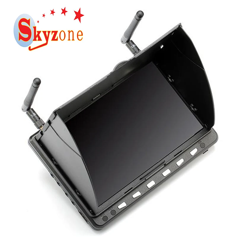 Skyzone HD02 40CH 5 8G 7 дюймов 1024x600 HD FPV монитор порт с/без DVR встроенный аккумулятор VS Eachine