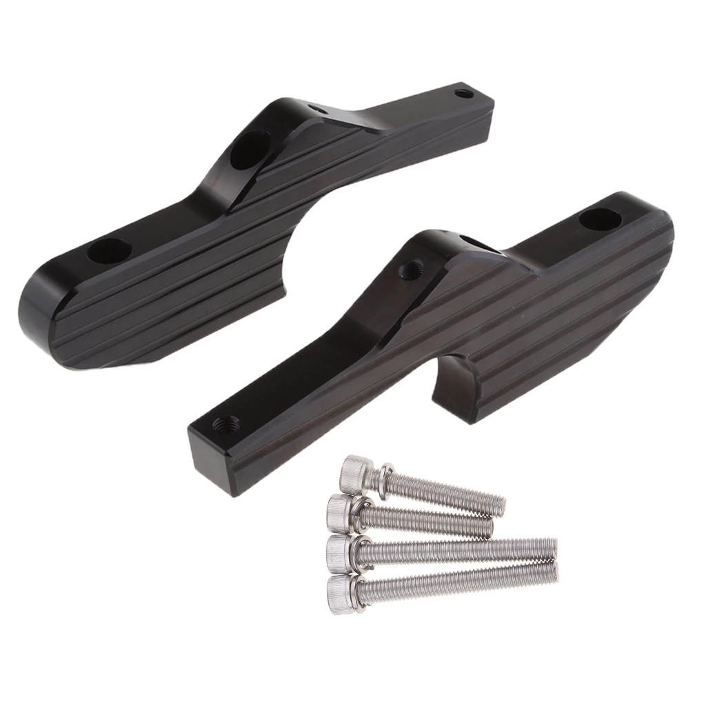 Aluminum Alloy Foot Rests Extensions Extended Footpegs for Vespa GTS 250ie 300ie Direct Aftermarket Replacement | Автомобили и