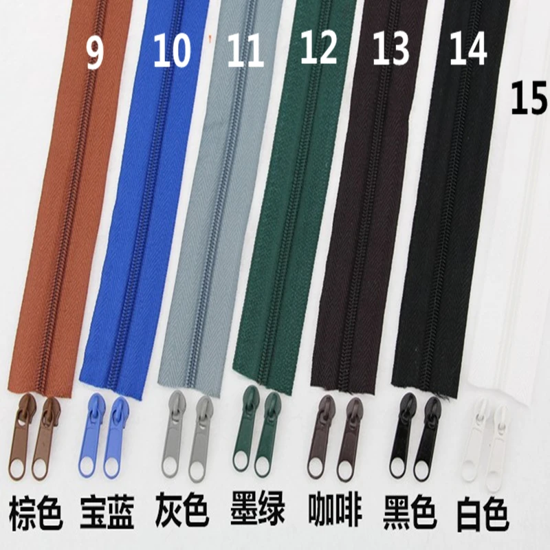 Швейные аксессуары 1 м цветная нейлоновая стеганая Подушка на молнии Случайная