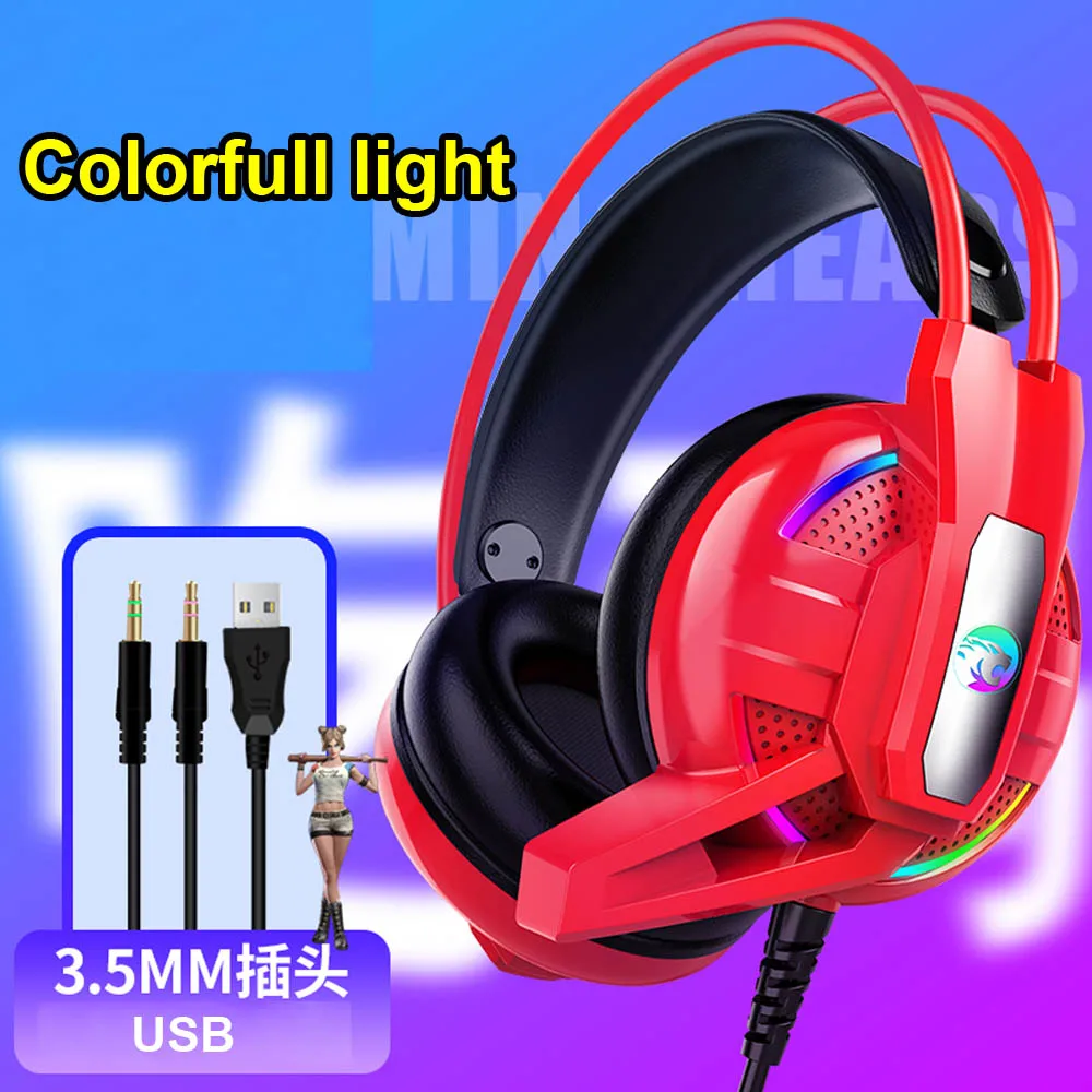 Internet cafe Gaming Headphone Stereo Earphones Headset with Microphone for PC Mobile Phone Game | Электроника