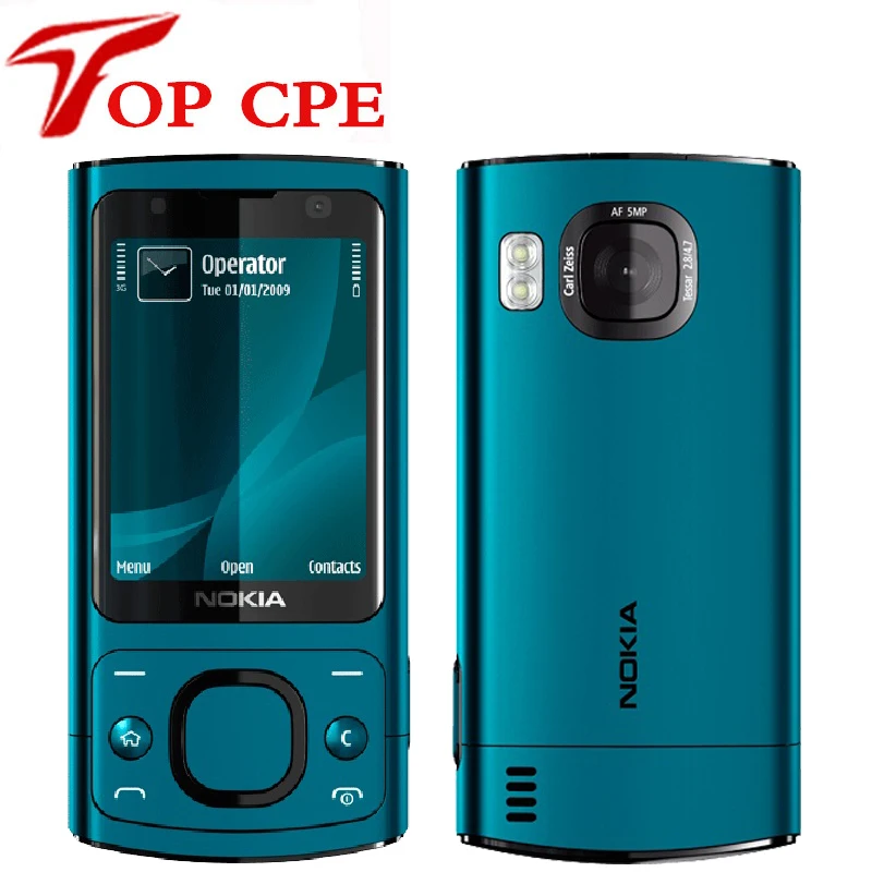 6700S отремонтированный Nokia 6700 слайд разблокированный мобильный телефон 6700S 3G смартфон 5MP камера JAVE 2," четырехдиапазонный