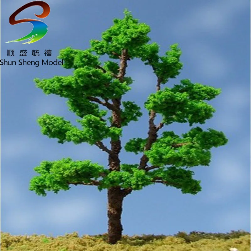 

Newest !! 5pcs/Set 11cm Plastic Model Trees For Railroad House Park Street Layout Green landscape Scene Scenery High Quality