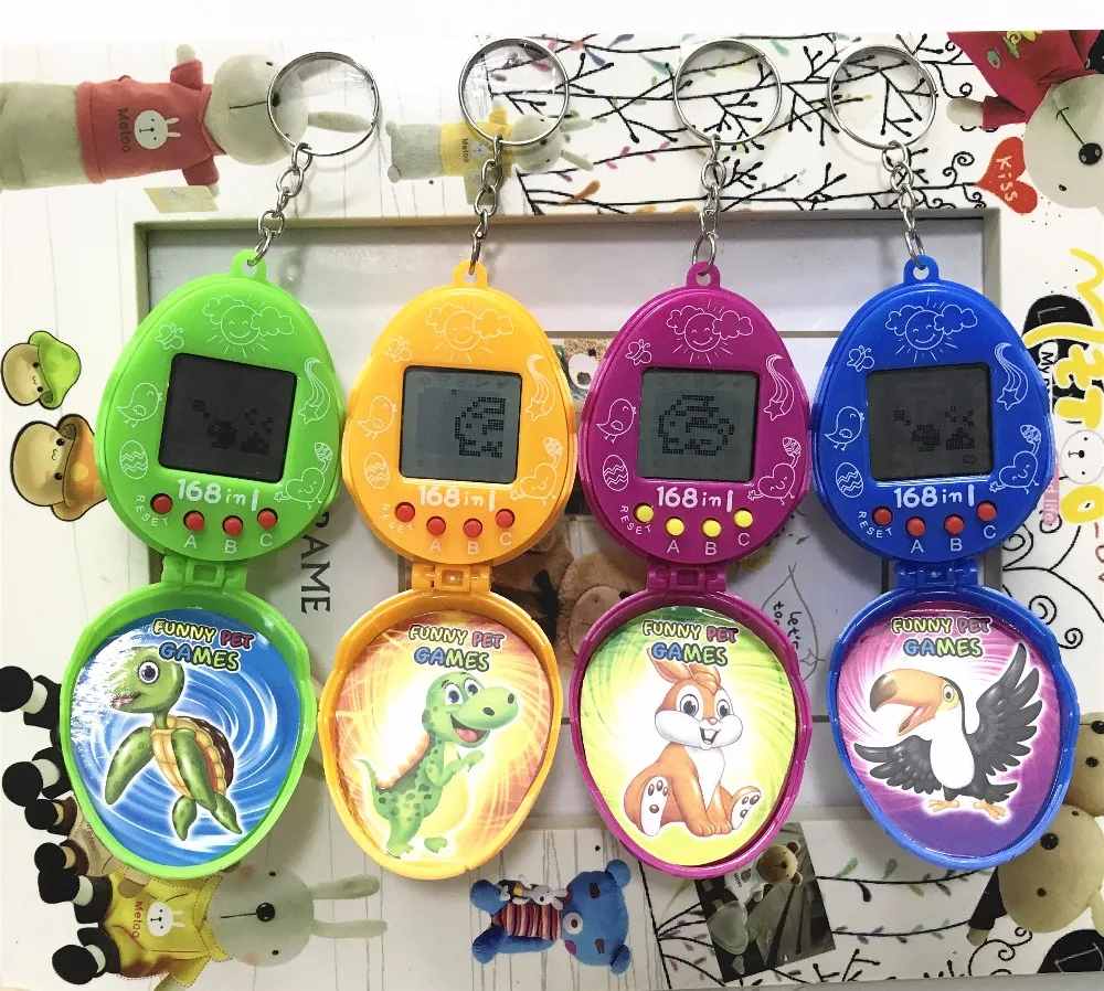 Динозавр яйцо тамагочи электронные питомцы игрушки 90S ностальгические 168 Домашние животные в одном виртуальном кибер домашнее животное игрушка тамагочи домашнее животное игрушка портативная игра