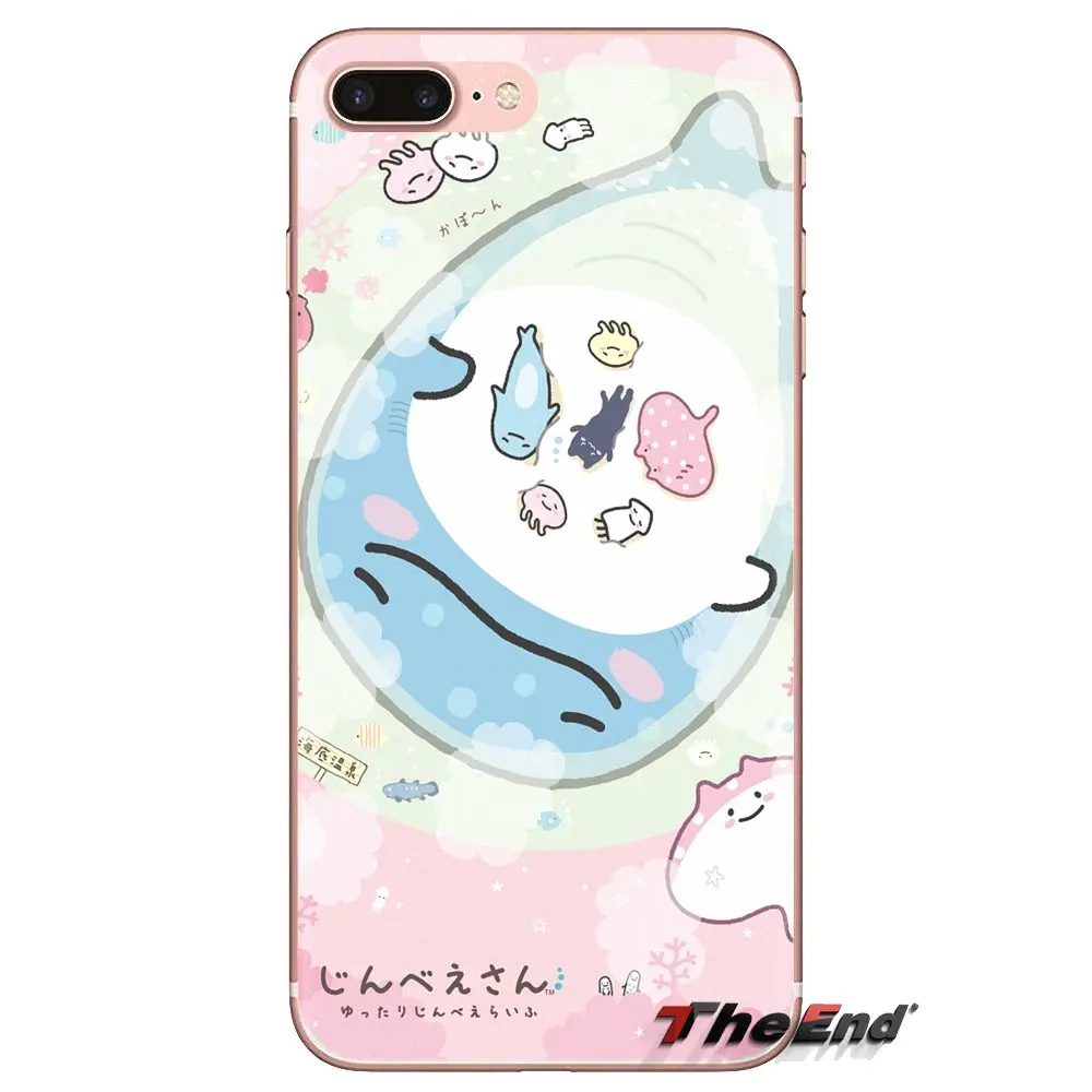 japan kawaii Whale Shark For Sony Xperia Z Z1 Z2 Z3 Z5 compact M2 M4 M5 C4 E3 T3 XA Huawei Mate 7 8 Y3II Transparent Soft Covers |