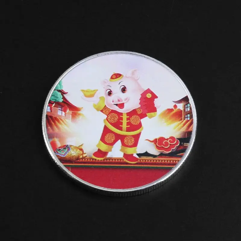 Памятная монета счастливой свиньи 2019 год отправить благословенный Новогодний