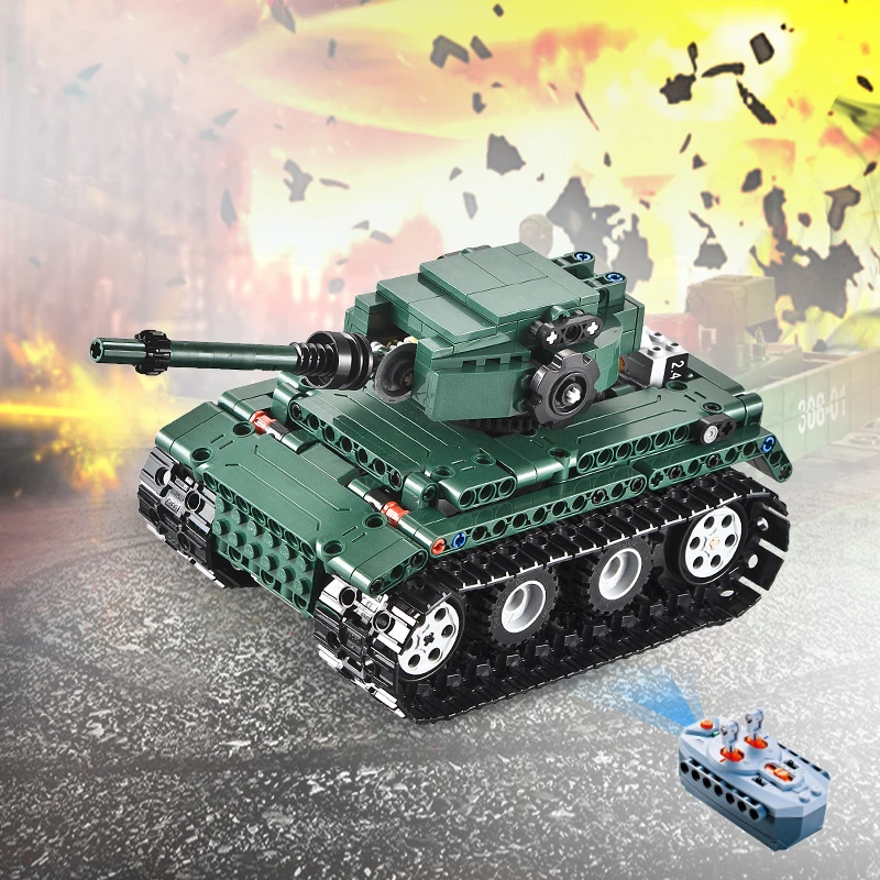 313 шт. немецкий танк короля тигра строительные блоки Вторая мировая война военная
