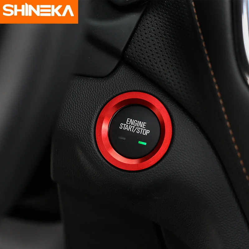 Автомобильные аксессуары SHINEKA кнопка запуска и остановки двигателя декоративная