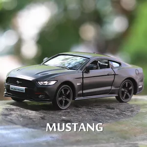 Литой автомобиль MUSTANG в масштабе 1:36, Коллекционная модель из сплава металла, литой и игрушечный автомобиль, игрушечный автомобиль