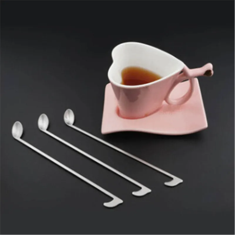 Кофейная ложка из нержавеющей стали с длинной ручкой|coffee spoon|design spoonsspoon design |