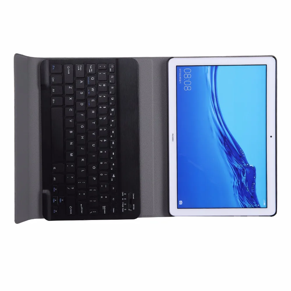 Bluetooth клавиатура для Huawei Mediapad T5 10 1 дюйма магнитная Обложка AGS2 L09 W09 наклейки