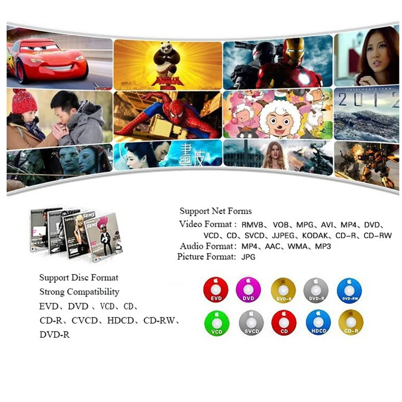 9 &quotсенсорный подголовник автомобиля DVD плеер HD экран 800*480 игра USB SD ИК передатчик