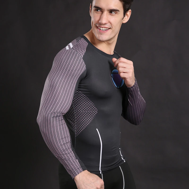 Железный человек футболки супергероя 3D Футболки Фитнес Для мужчин Топы