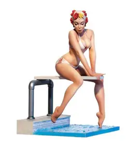 120 80 мм летняя крутая игрушка для плавания, 80 мм, игрушечная резиновая модель, миниатюрный комплект, Неокрашенная в сборе