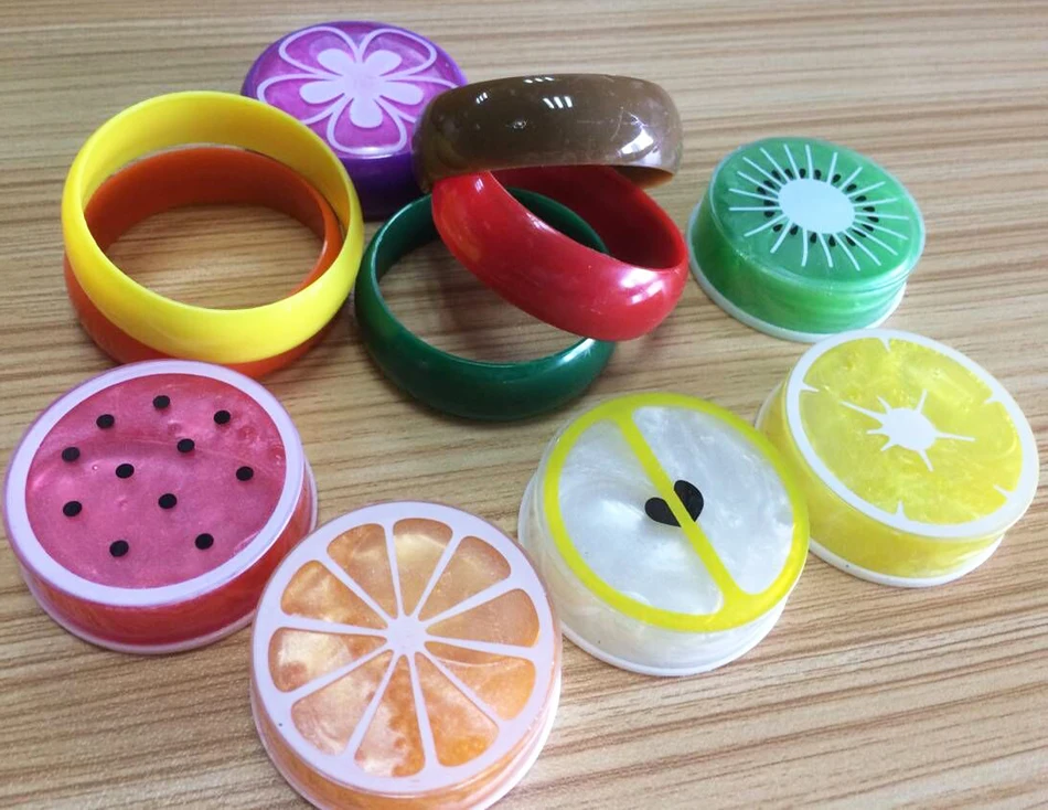 6 шт. красочные пушистые слизи игрушки глина для моделирования грязи фрукты