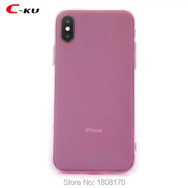Матовый Прозрачный мягкий чехол из ТПУ для Iphone X 7 8 6 6S Plus 5 5S SE цветной матовый