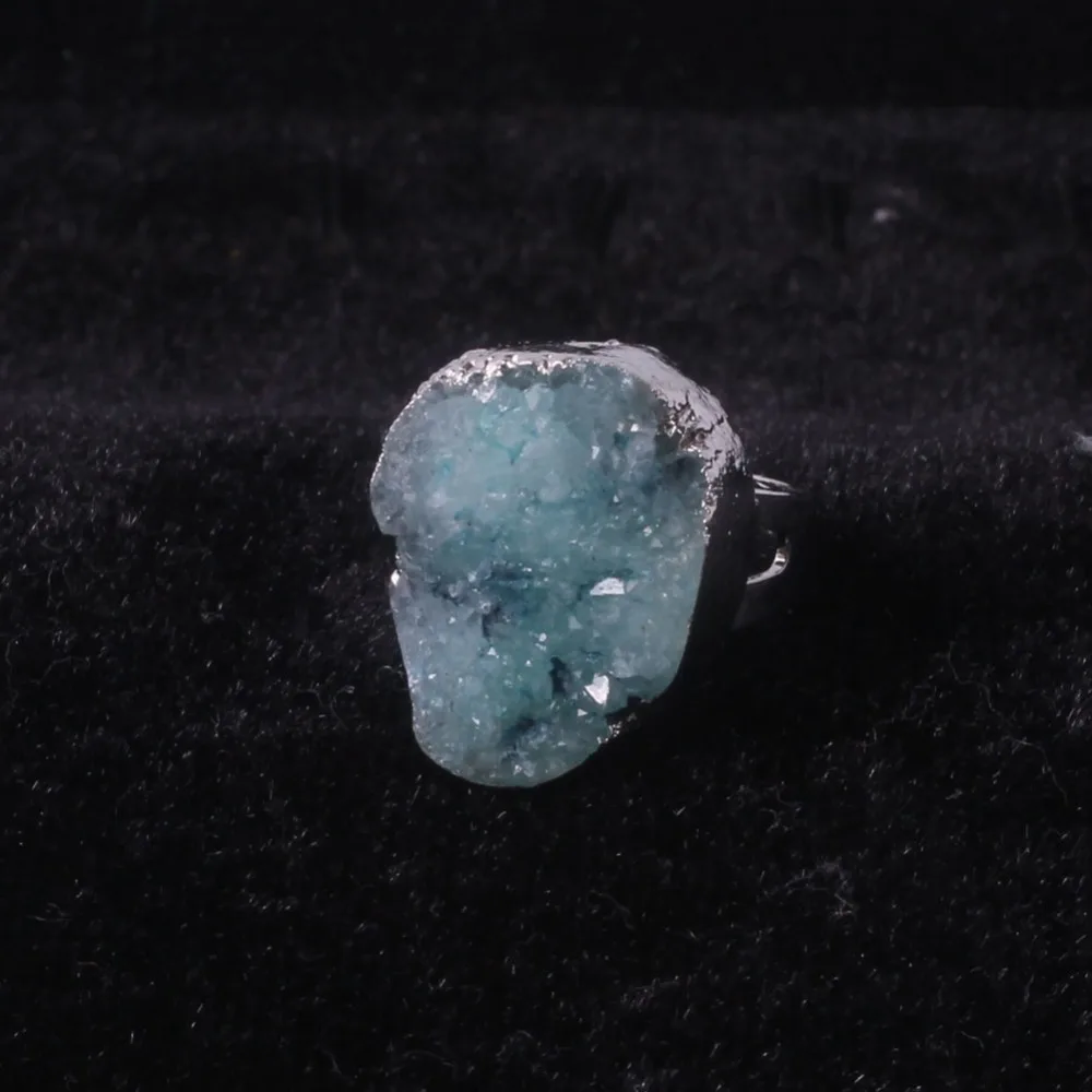 Оптовая продажа 12 шт./лот Druzy натуральный камень шероховатый сырой один