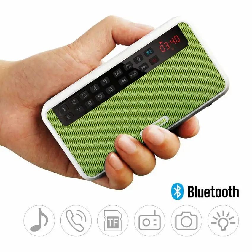 Мини Bluetooth динамик Rolton E500 с поддержкой звонков TF карта MP3 FM радио Светодиодный