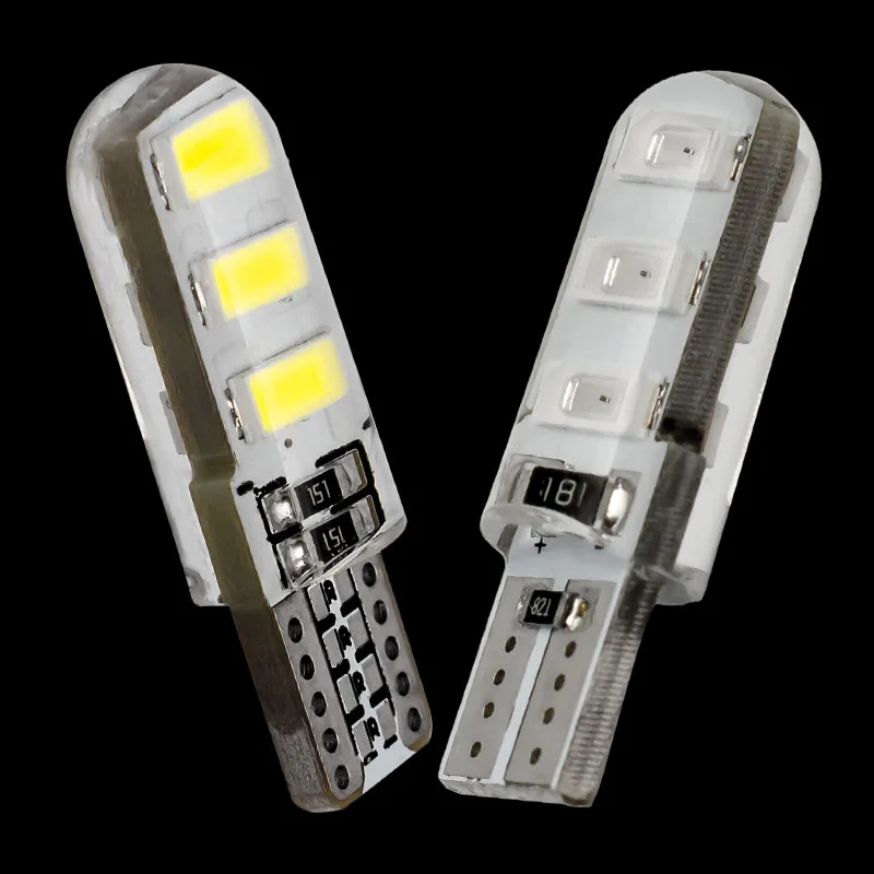 10 шт./T10 192 W5W 6 SMD 5630 LED силикагель водонепроницаемый клиновидный свет 5730