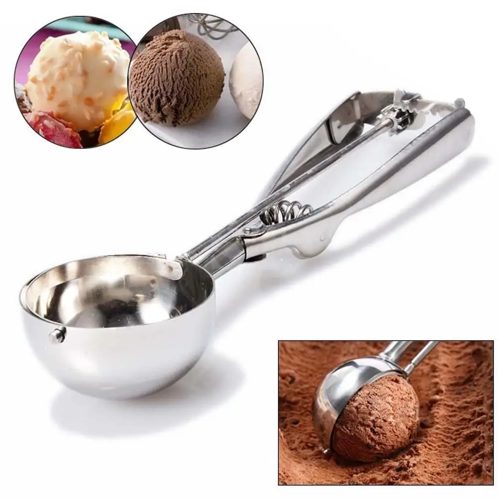 Ложка для мороженого 5 см кухонная ложка из нержавеющей стали приготовления пищи